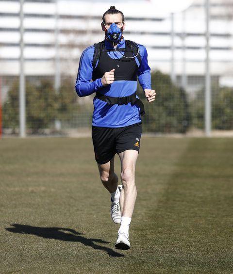 Gareth Bale y la foto en redes sociales ante la que ha reaccionado con risas (Foto: Real Madrid).