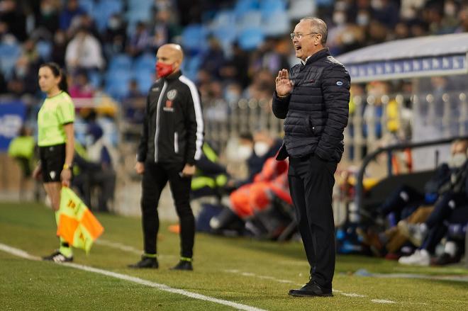 JIM durante el partido ante el Málaga (Foto: Daniel Marzo). 