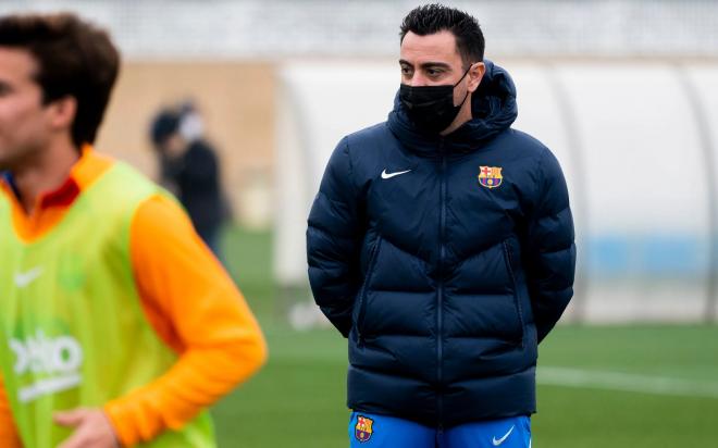 Xavi Hernández prepara el partido ante el Espanyol (Foto: FCB).