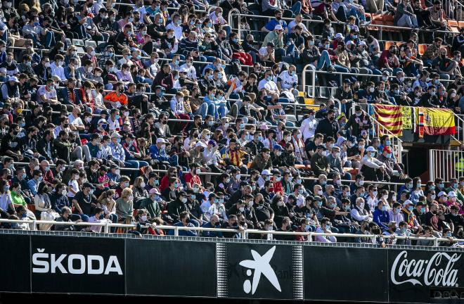 El nuevo aforo de Mestalla permite vender 5.000 entradas más (Foto: Valencia CF)