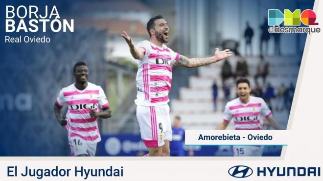 Norja Bastón, Jugador Hyundai del Amorebieta-Real Oviedo.