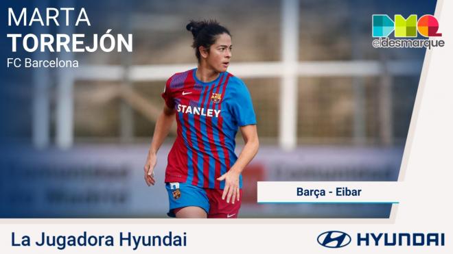 Marta Torrejón, Jugadora Hyundai.