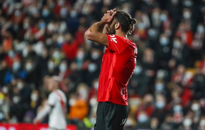 Muriqi, durante uno de sus primeros partidos con el Mallorca (Foto; Cordon Press).