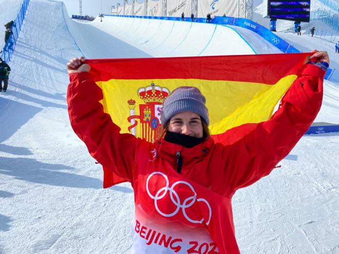 Queralt Castellet, plata en los Juegos Olímpicos de invierno de Pekín 2022 (Foto: @RFEDInv).