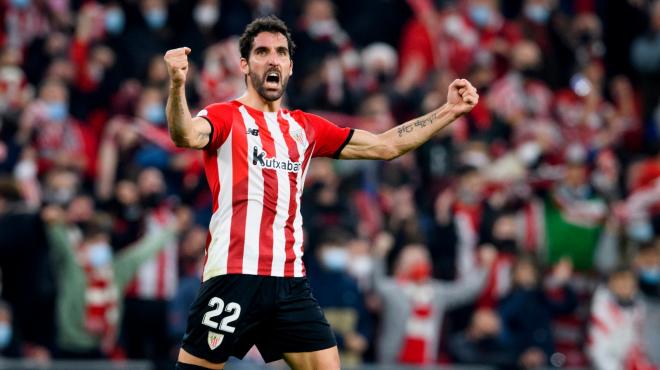 Raúl García celebra su gol (Foto: Athletic).