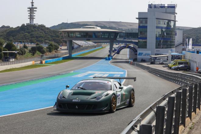 Imagen del GT Winter Series en el circuito de Jerez