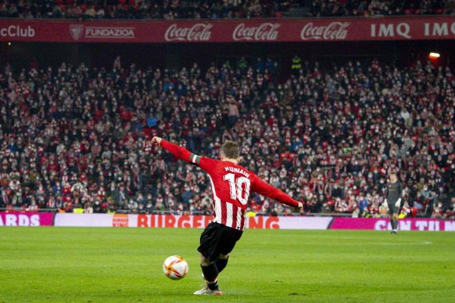 Iker Muniain la pone en la semifinal de Copa ante el Valencia (Foto: Athletic Club).