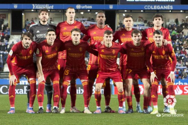 Once del Real Zaragoza ante el Leganés (Foto: LaLiga).