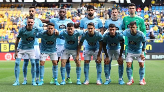 Once titular ante el Cádiz (Foto: RC Celta).