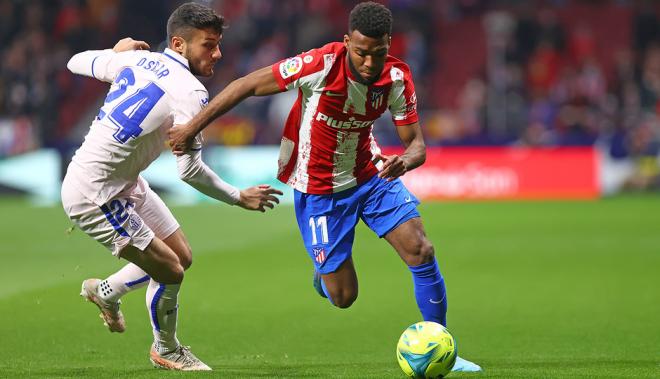 Thomas Lemar, en un partido con el Atlético de Madrid (Foto: Atlético de Madrid)