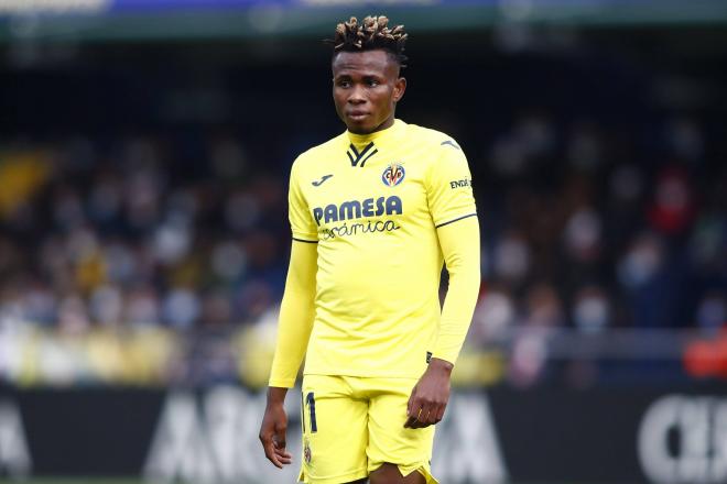 Samu Chukwueze, en un partido del Villarreal (Foto: Cordon Press).