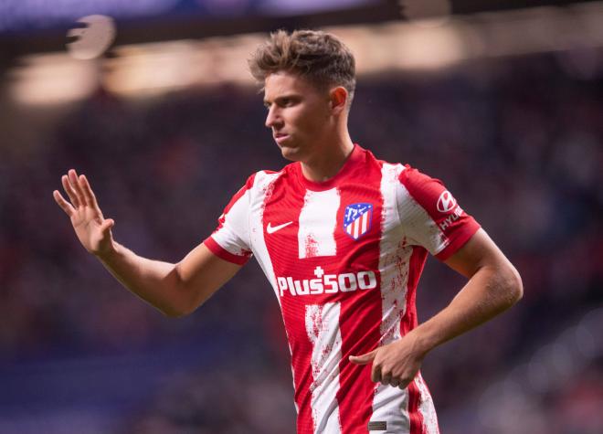 Marcos Llorente, en un partido del Atlético de Madrid (Foto: Cordon Press).