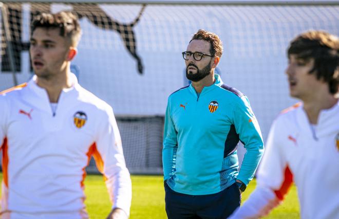 José Bordalás, técnico que espera al Athletic Club en Mestalla (Foto: Valencia CF).