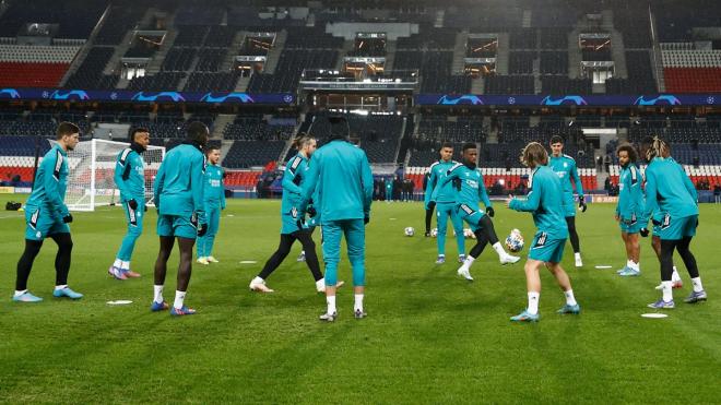 Entrenamiento del Real Madrid (FOTO: @realmadrid).