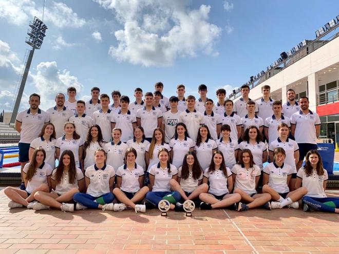 Selección andaluza infantil y júnior en el Campeonato nacional (Foto: FAN)