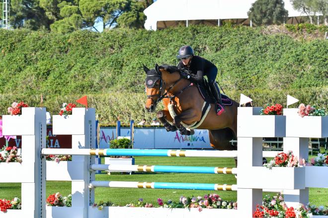 Bianca Babanitz durante una prueba en el Andalucía Sunshine Tour (Foto: Andalucía Sunshine Tour)