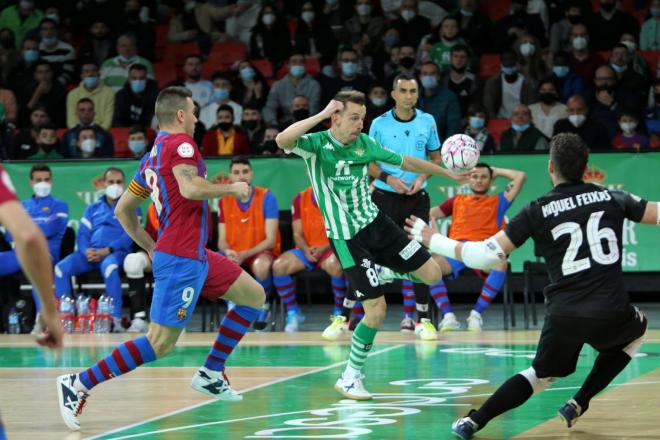 Imagen del partido de octavos de final (Foto: Betis Futsal)