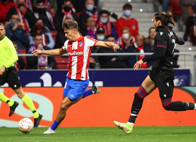 Marcos Llorente, en el Atlético-Levante (Foto: ATM).