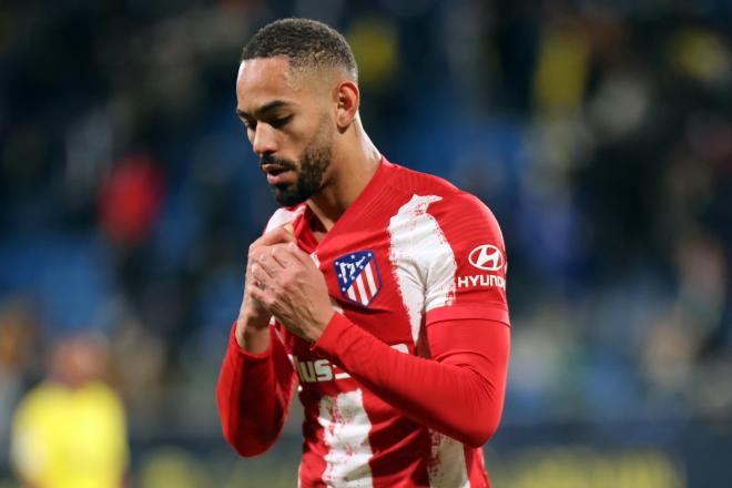 Matheus Cunha, en un partido del Atlético de Madrid (Foto: Cordon Press).