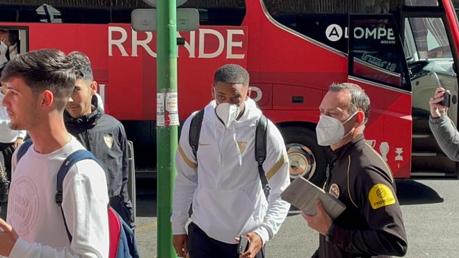 Martial, en la concentración (Foto: Kiko Hurtado)