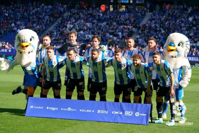 Once del Espanyol ante el Sevilla (Foto: LaLiga).