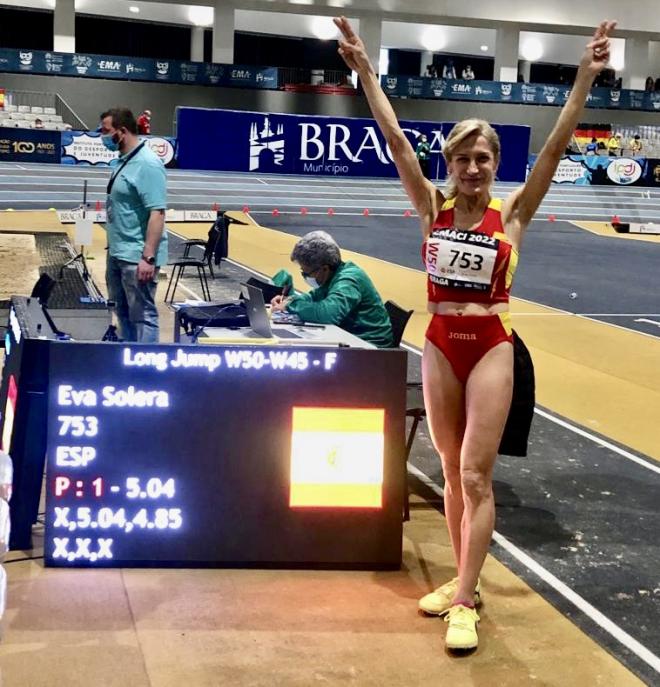 Eva Gadea se proclama campeona de Europa master con un récord de España