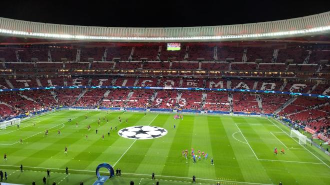 La UEFA Champions League se juega en el Metropolitano.