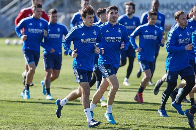 Entrenamiento del Real Zaragoza (Foto: Daniel Marzo).