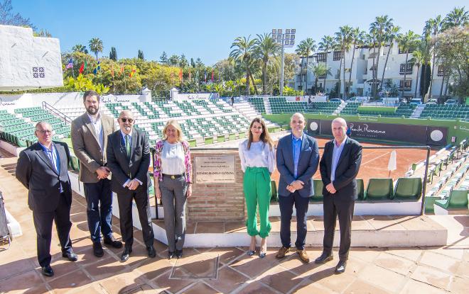 Presentación en Puente Romano de la eliminatoria de Copa Davis entre España y Rumanía.