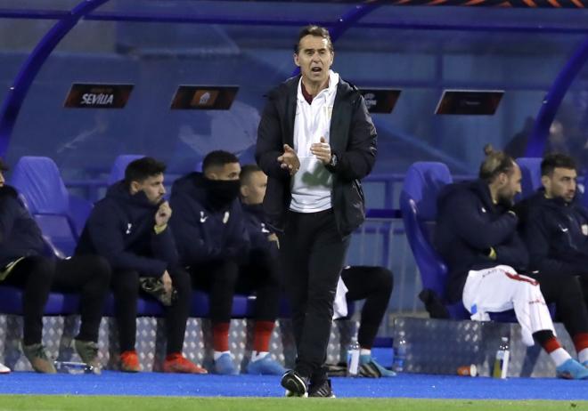 Lopetegui, en el partido ante el Dinamo.