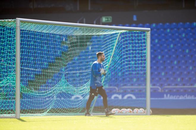 Ian Mackay, guardameta del Deportivo de la Coruña (Foto: RCD).