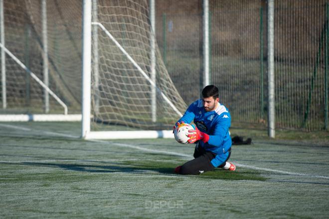 Pablo Brea, guardameta del Deportivo (Foto: RCD).