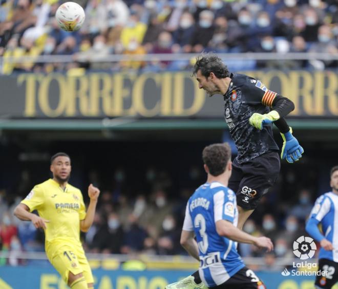 Diego López, ante el Villarreal (Foto: LaLiga).