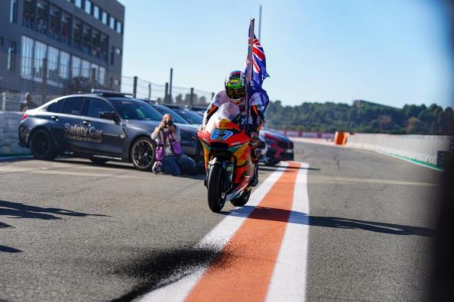Remy Gadner, campeón del mundo de Moto2 en 2021 (Foto: MotoGP).