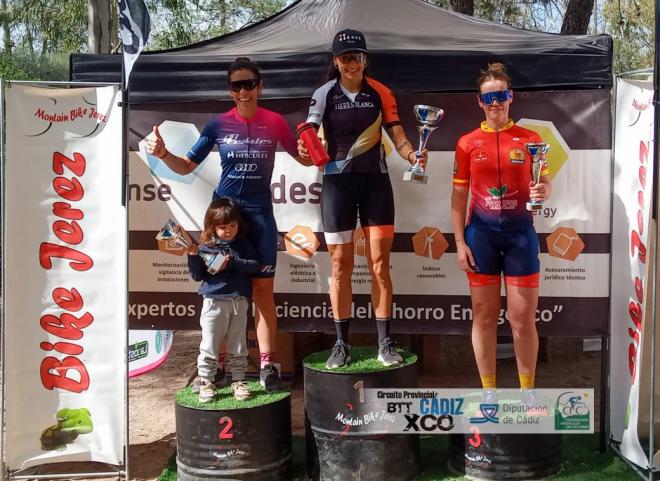 Podio femenino en el V Indeso Bike Jerez.