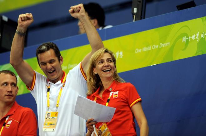 Iñaki Urdangarín y la Infanta, en una imagen de archivo (Foto: Cordon Oress).