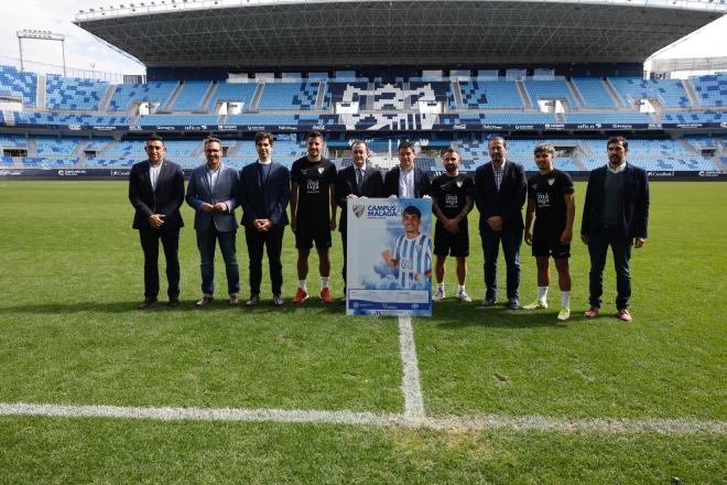 Presentación del Campus MCF de Semana Santa (Foto: Málaga CF).