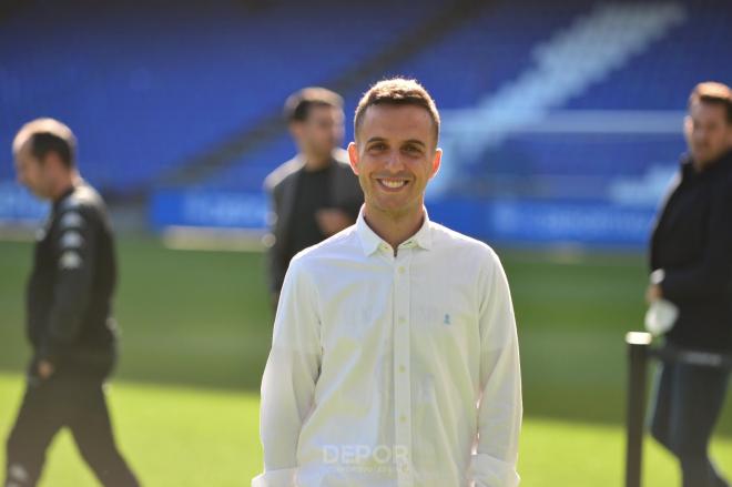 Borja Jiménez, entrenador del Deportivo de la Coruña (Foto: RCD).