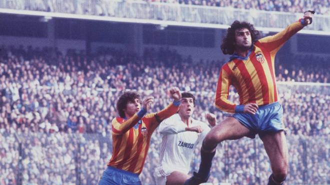 Kempes, en la final Copa del Rey Madrid vs Valencia 1979