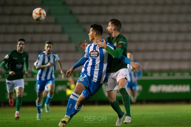 Lance del Racing-Dépor en A Malata (Foto:RCD).