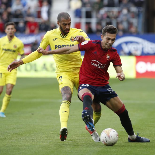 Acción del Osasuna-Villarreal (Foto: CAO).