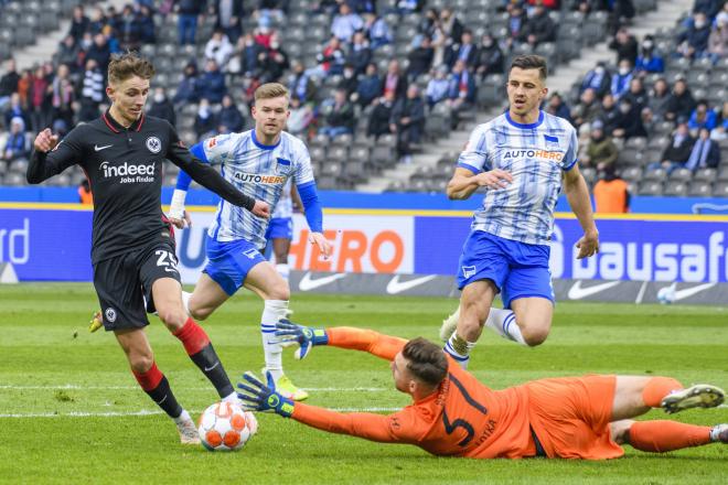 El Eintracht de Frankfurt ha goleado al Hertha de Berlín (Foto: Cordon Press).