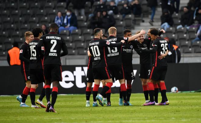 El Eintracht de Frankfurt, rival del Barcelona en cuartos de final (Foto: Cordon Press).