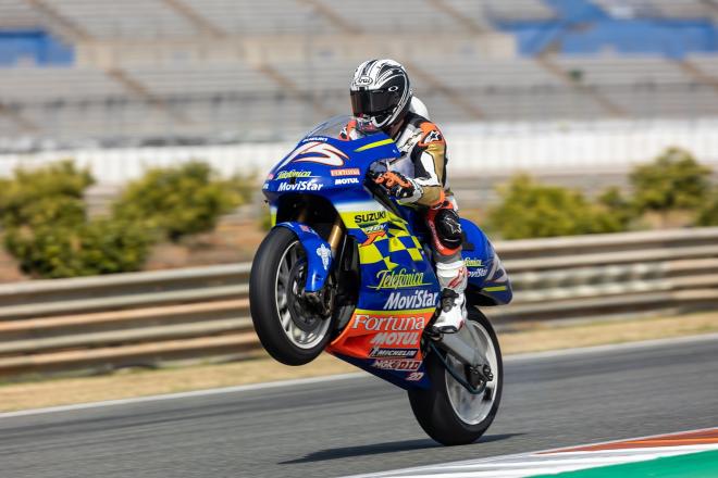 Sete Gibernau deja sus huellas en el paseo de la fama del Circuit Ricardo Tormo