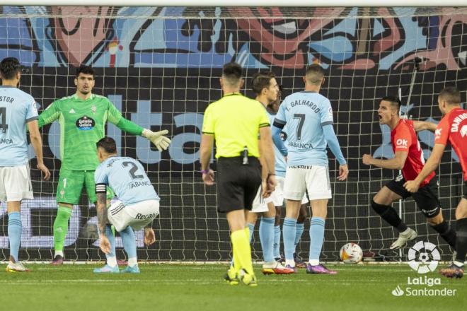 Imagen del autogol de Aidoo ante el Mallorca. (Foto: LaLiga)