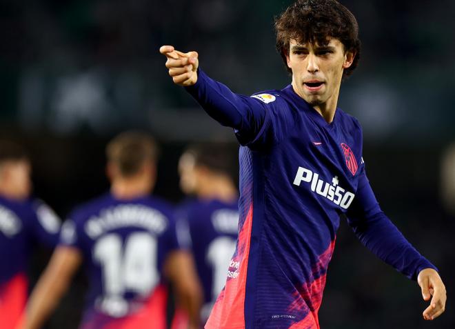 Joao Félix celebra su gol al Betis (Foto: ATM).