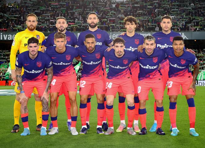 El once del Atlético de Madrid ante el Betis (Foto: ATM).