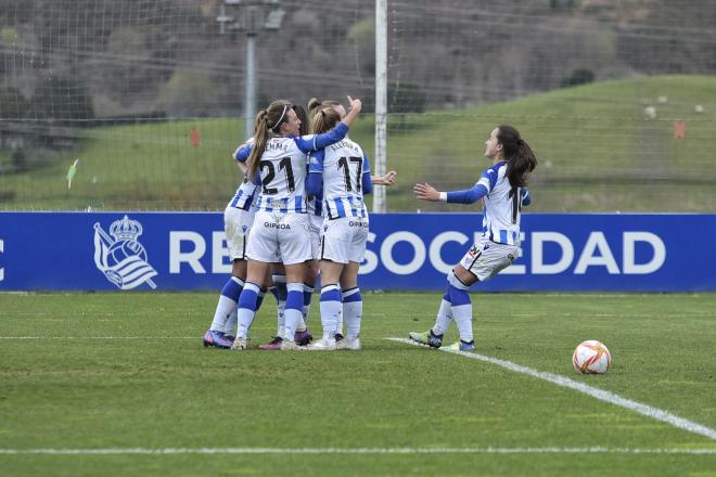 Nerea Eizagirre logró el 2-1 de la remontada para las txuri urdin frente al Eibar (Foto: Giovanni