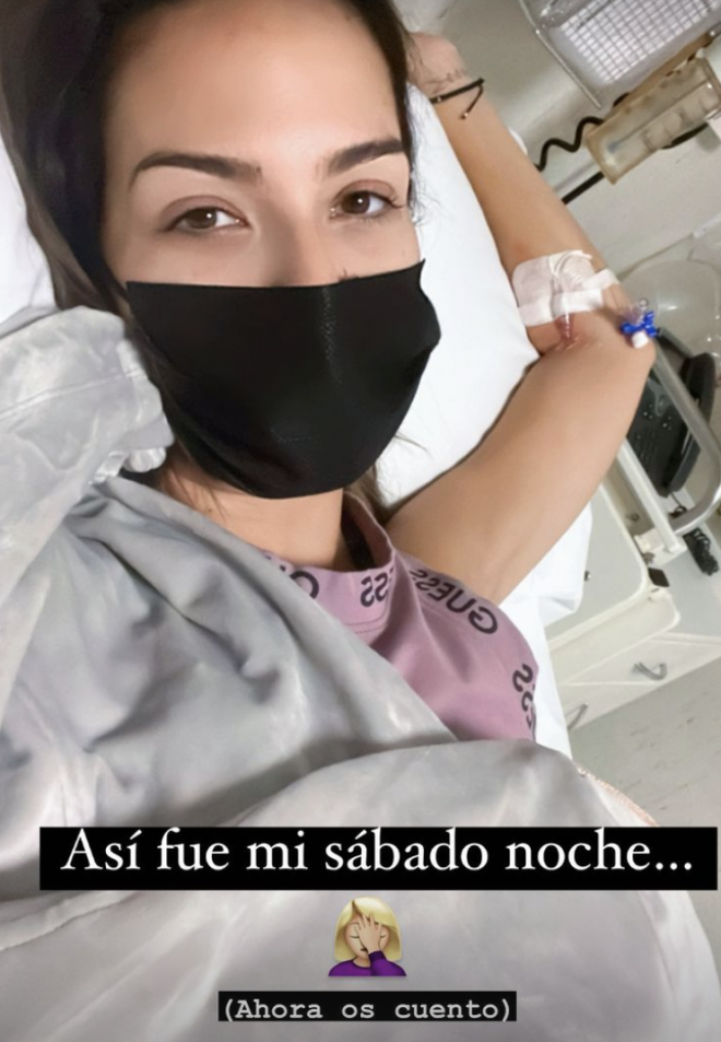 Tamara Gorro en el hospital