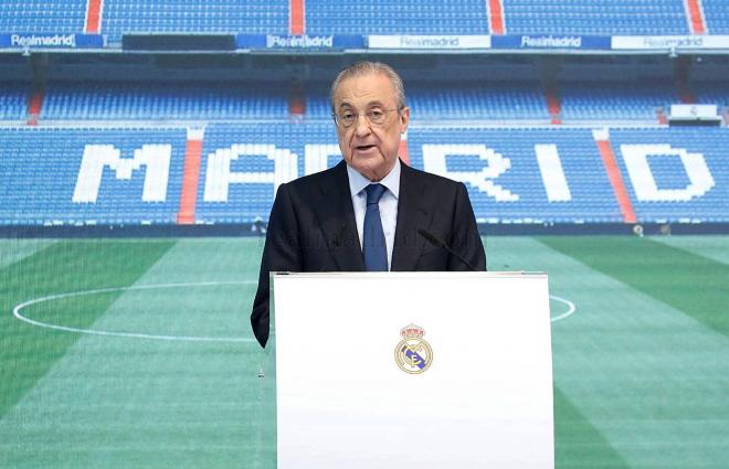 Florentino Pérez, en un acto con el Real Madrid (Foto: Cordon Press).
